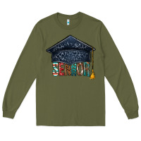 Army Green senior 2023 graduation hat bbs Long Sleeve Tee - BundleAndBundleShop