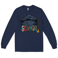 Navy senior 2023 graduation hat bbs Long Sleeve Tee - BundleAndBundleShop