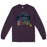 Plum senior 2023 graduation hat bbs Long Sleeve Tee - BundleAndBundleShop