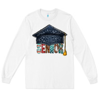 White senior 2023 graduation hat bbs Long Sleeve Tee - BundleAndBundleShop