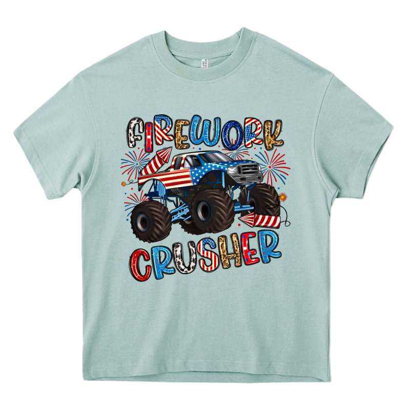 Firework Crusher Heavy Core Tee by Artiststas | Teevron