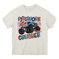 Cream firework crusher Heavy Core Tee - Artiststas