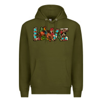 Army Green love rodeo Premium Hoodie - JahusDesignShop