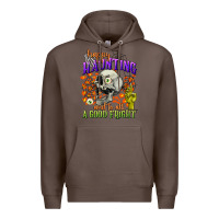Coffee happy haunting and to all a good fright Premium Hoodie - CowGirlArtShop