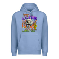 Colony Blue happy haunting and to all a good fright Premium Hoodie - CowGirlArtShop