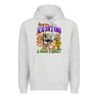 Dove Grey happy haunting and to all a good fright Premium Hoodie - CowGirlArtShop