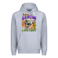 Heather Grey happy haunting and to all a good fright Premium Hoodie - CowGirlArtShop