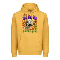 Mustard happy haunting and to all a good fright Premium Hoodie - CowGirlArtShop