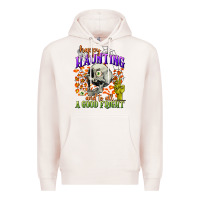Pale Pink happy haunting and to all a good fright Premium Hoodie - CowGirlArtShop
