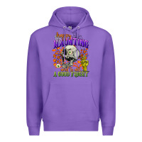 Purple happy haunting and to all a good fright Premium Hoodie - CowGirlArtShop
