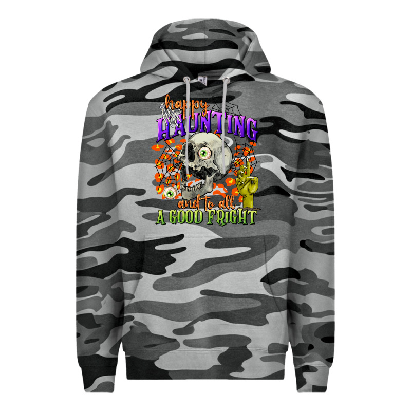 Happy Haunting And To All A Good Fright Premium Hoodie by CowGirlArtShop | Teevron