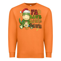 Carrot watercolor t rex fa rawr rawr rawr christmas Premium Sweatshirt - CowGirlArtShop