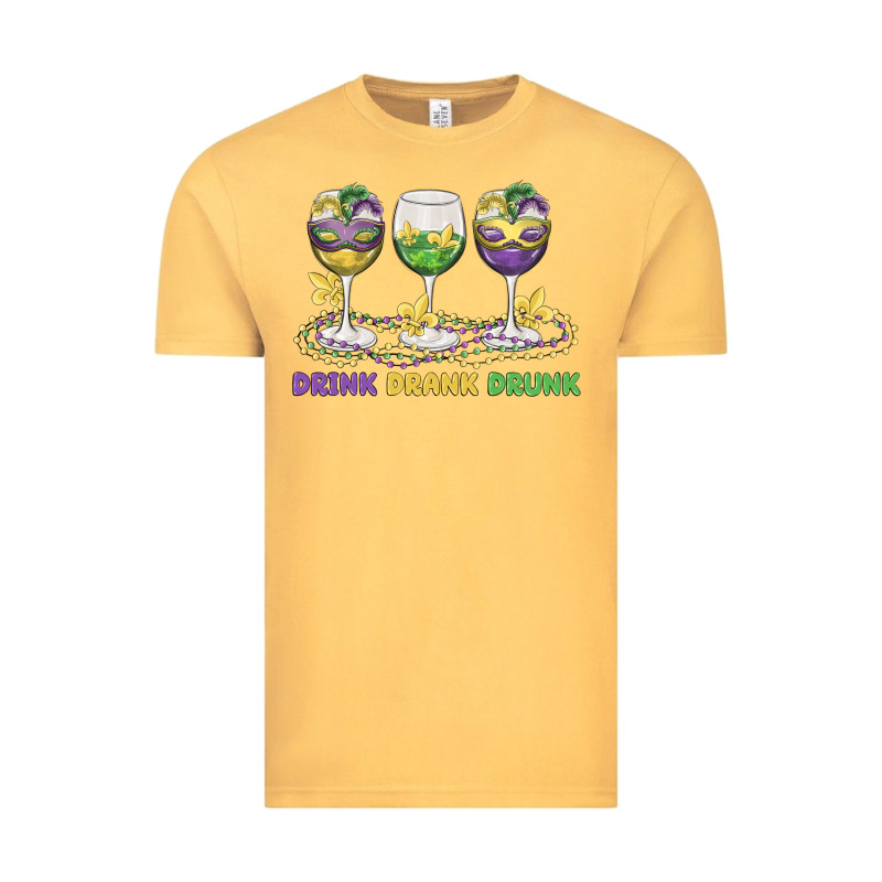 Drink Drank Drunk Vintage Tee by MaliasSmallBusiness | Teevron