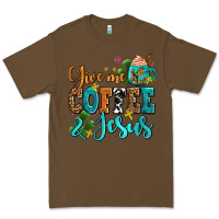 Cacao gıve me coffee and jesus Premium Tee - AdoDesignShop