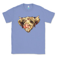 Colony Blue scottish cow Classic Tee - NancyCooperArtShop