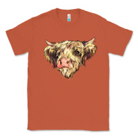 Copper scottish cow Classic Tee - NancyCooperArtShop
