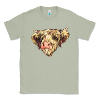 Matcha scottish cow Classic Tee - NancyCooperArtShop
