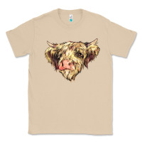 Mushroom scottish cow Classic Tee - NancyCooperArtShop
