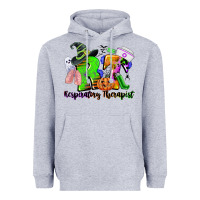 Heather Grey rt respiratory therapist halloween Heavyweight Hoodie - CowGirlArtShop