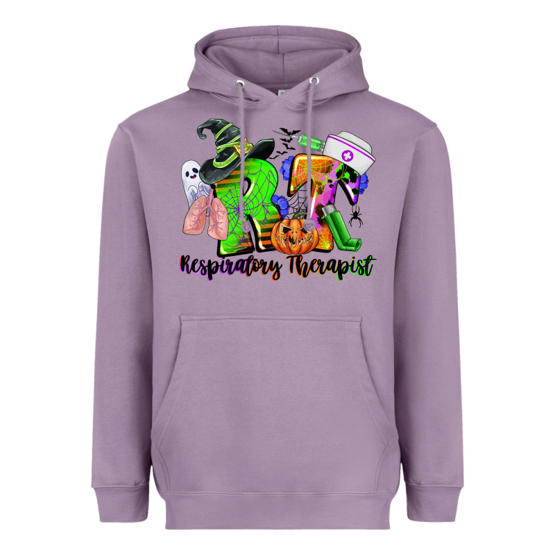 Rt Respiratory Therapist Halloween Heavyweight Hoodie by CowGirlArtShop | Teevron
