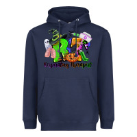 Navy rt respiratory therapist halloween Heavyweight Hoodie - CowGirlArtShop