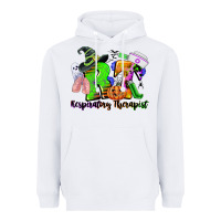 White rt respiratory therapist halloween Heavyweight Hoodie - CowGirlArtShop