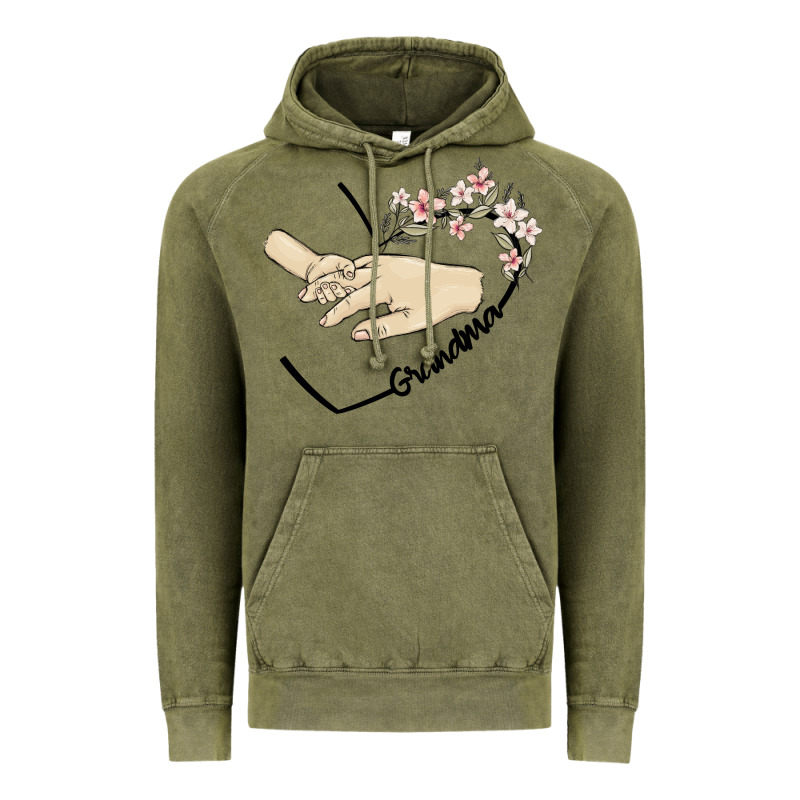 Personalized Grandma Vintage Hoodie by MaliasSmallBusiness | Teevron
