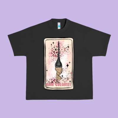 Hair Stylist Urban Heavy Tee Designed By Maliassmallbusiness