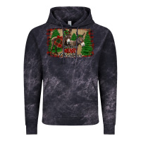 Cloud Black donkey christmas Vintage Hoodie - Jasminsmagicworld
