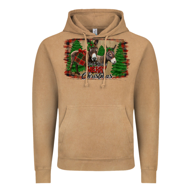 Donkey Christmas Vintage Hoodie by Jasminsmagicworld | Teevron