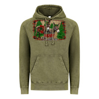 Vintage Olive donkey christmas Vintage Hoodie - Jasminsmagicworld