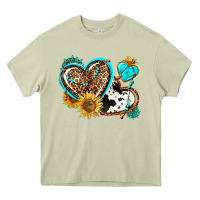 Mossy western leopard pride  hearts Heavy Core Tee - AdoDesignShop