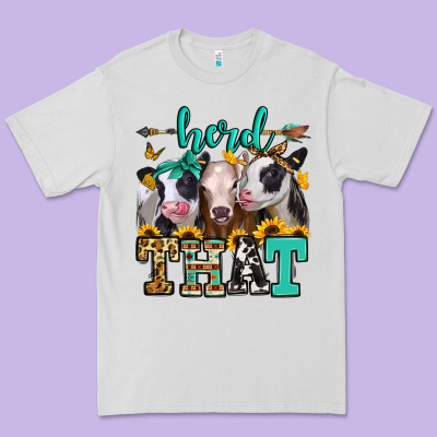 Herd That Heifers Premium Tee Designed By Jasminsmagicworld