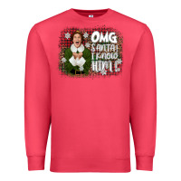 Cardinal the elf omg santa Premium Sweatshirt - CowGirlArtShop