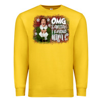 Lemon the elf omg santa Premium Sweatshirt - CowGirlArtShop