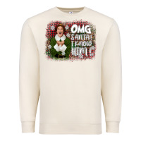 Sandshell the elf omg santa Premium Sweatshirt - CowGirlArtShop