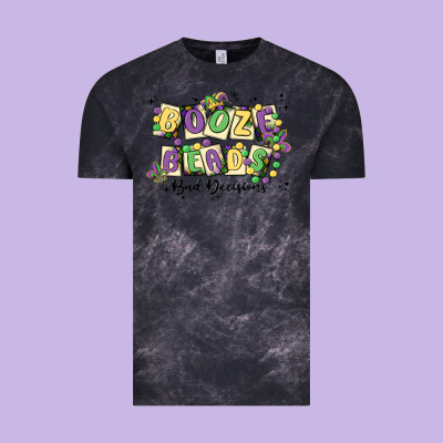 Booze Beads Vintage Tee Designed By Maliassmallbusiness