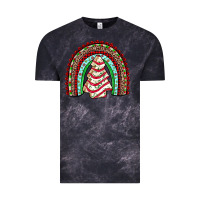 Cloud Black little debbie tree cakes rainbow Vintage Tee - JahusDesignShop