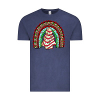 Vintage Denim little debbie tree cakes rainbow Vintage Tee - JahusDesignShop