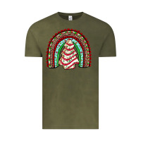 Vintage Olive little debbie tree cakes rainbow Vintage Tee - JahusDesignShop