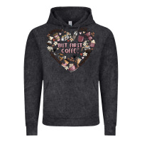Vintage Black but first coffee Vintage Hoodie - MaliasSmallBusiness