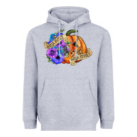Heather Grey sorta sweet sorta spooky Heavyweight Hoodie - CowGirlArtShop