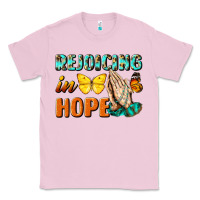 Bubblegum Pink rejoicing in hope Classic Tee - NancyCooperArtShop
