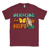 Burgundy rejoicing in hope Classic Tee - NancyCooperArtShop