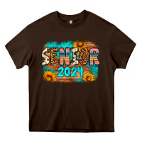 Chocolate Brown senior 2024 Heavy Core Tee - Artiststas
