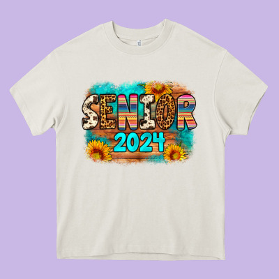 Senior 2024 Heavy Core Tee Designed By Artiststas