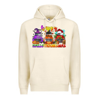 Tofu happy hallothanksmas truck Premium Hoodie - CowGirlArtShop