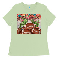 Matcha football leopard cactus Ladies Tee - JahusDesignShop