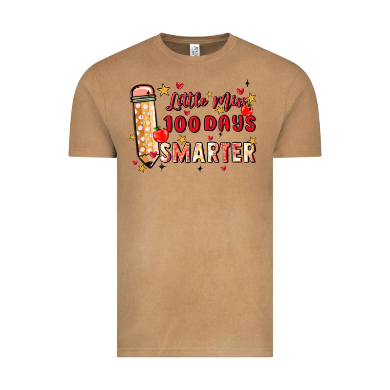 Little Miss 100 Days Smarter Vintage Tee by MaliasSmallBusiness | Teevron