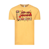 Vintage Mustard little miss 100 days smarter Vintage Tee - MaliasSmallBusiness